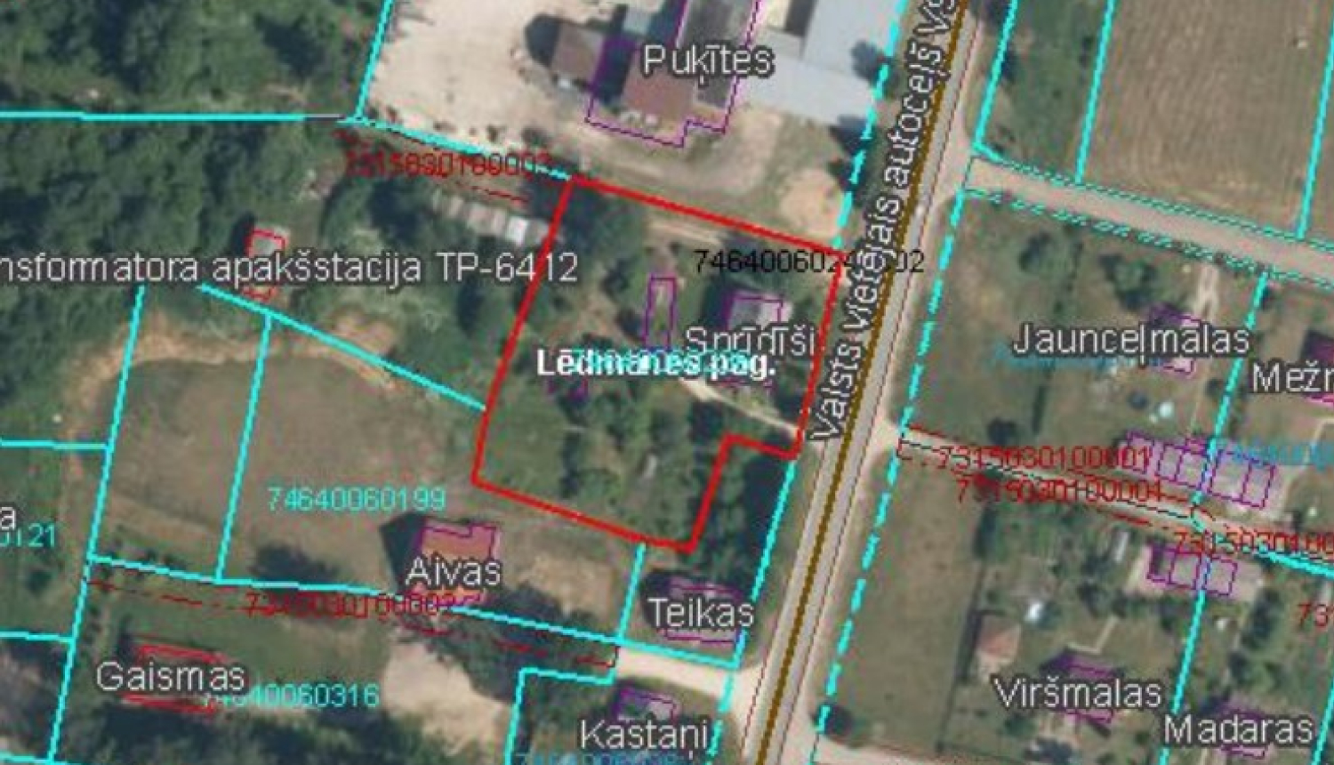 Nomas tiesību izsole īpašumam Sprīdīši - 1, Lēdmanē