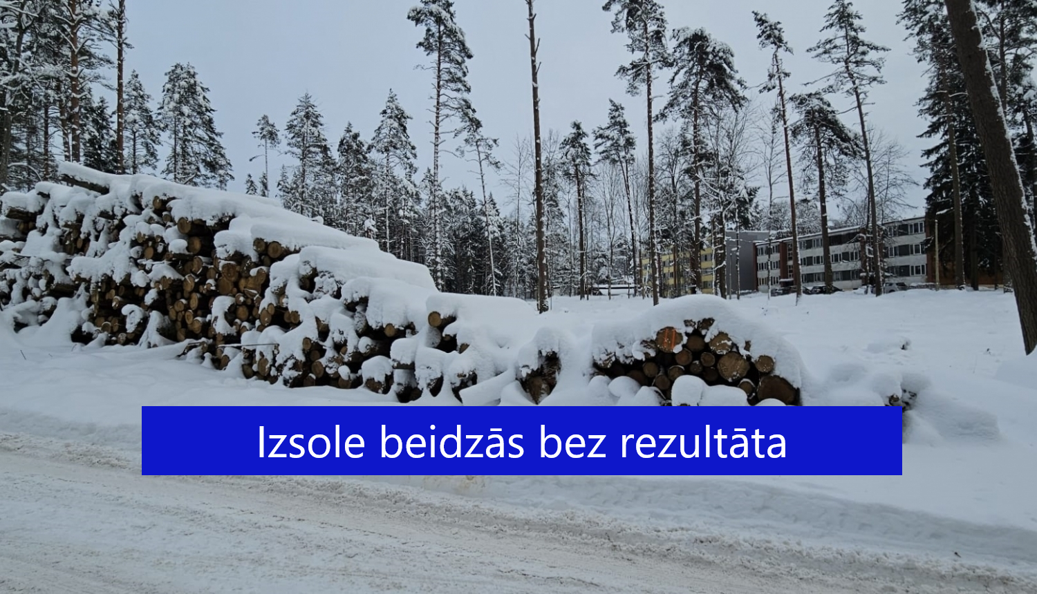 Apsnigusi malkas kaudze Sūnu iela 2, Ogrē izsole bez rezultāta