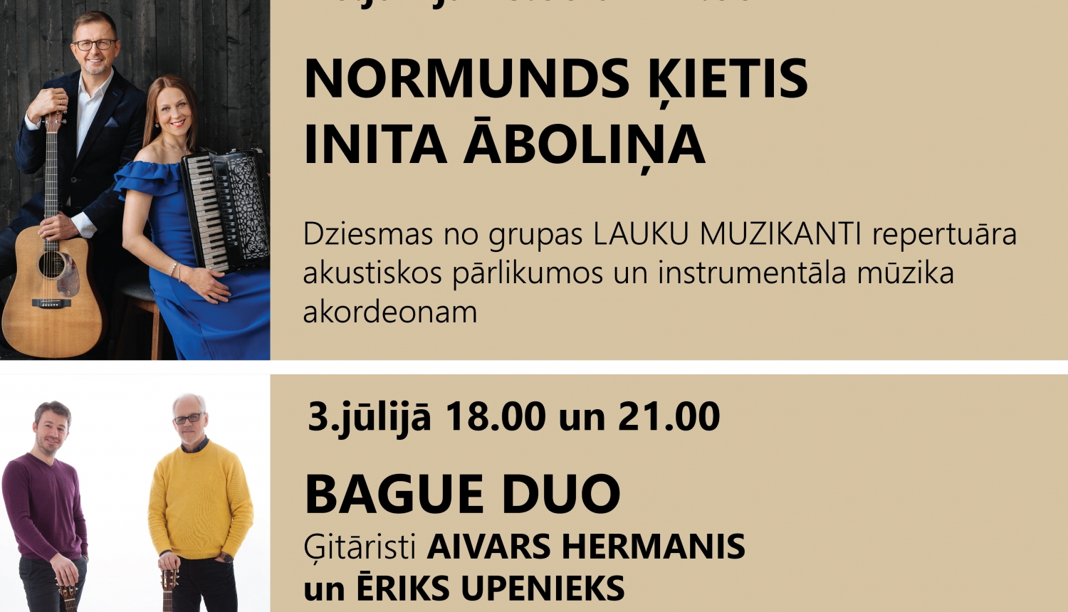 26. jūnijā Ogrē atklās koncertciklu “Koncerti vasaras vakaros”