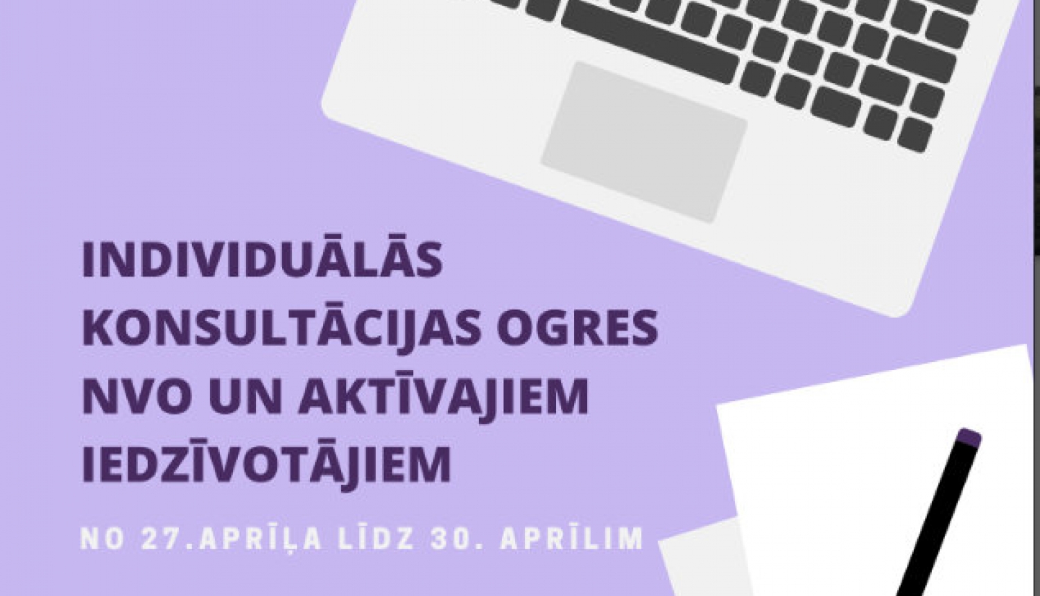 Individuālās konsultācijas Ogres NVO un aktīvajiem iedzīvotājiem