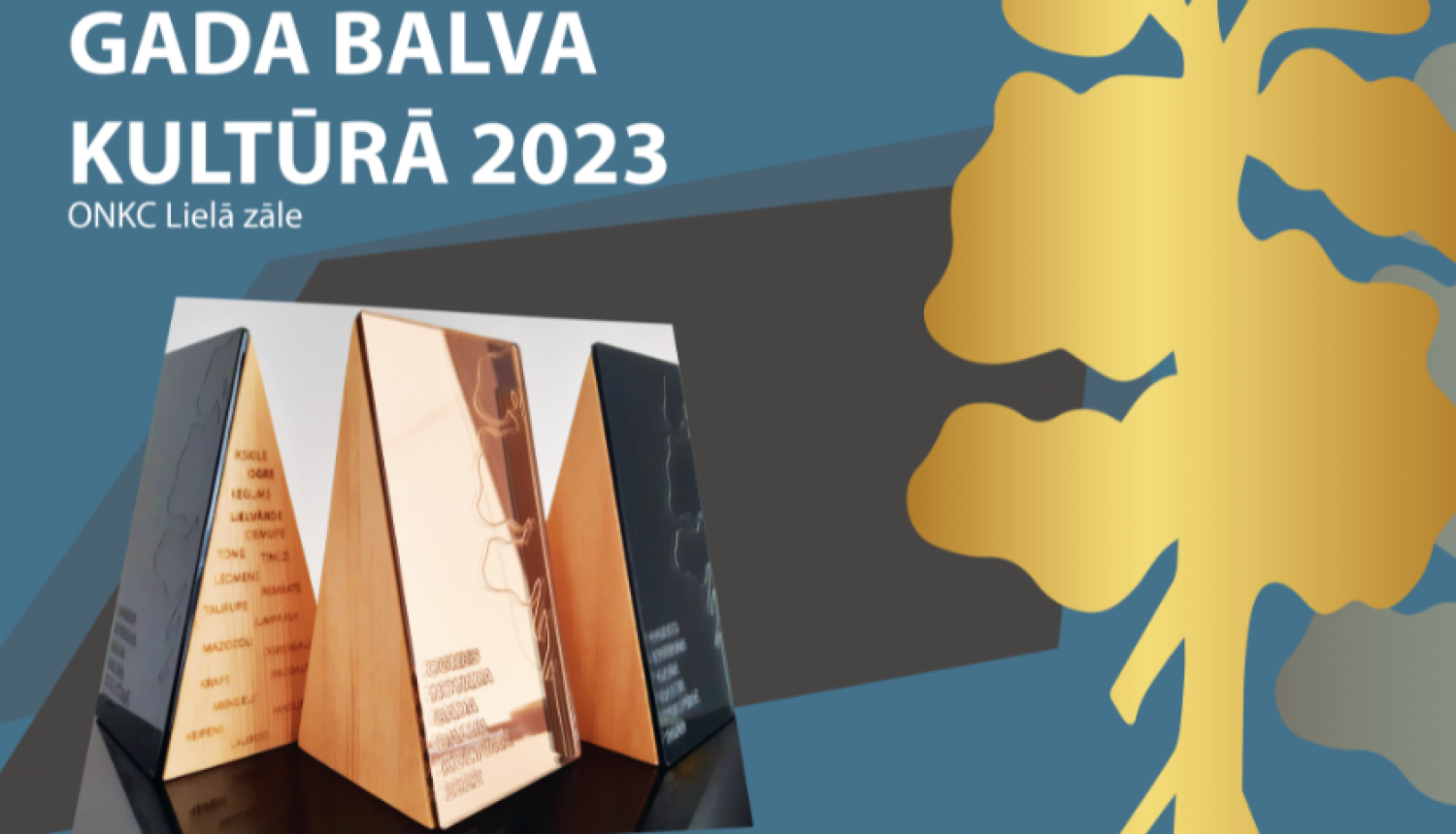 Ogres novada GADA BALVA KULTŪRĀ 2023 plakāts 01.03.2024.