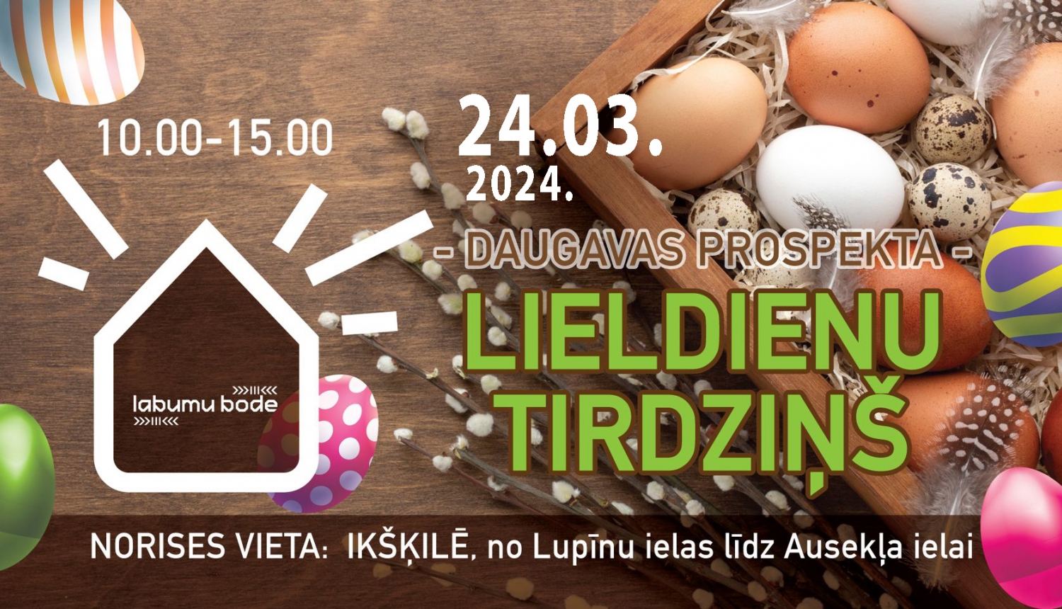 Olas, mājiņa, Lieldienu tirdziņš 24.03.2024.