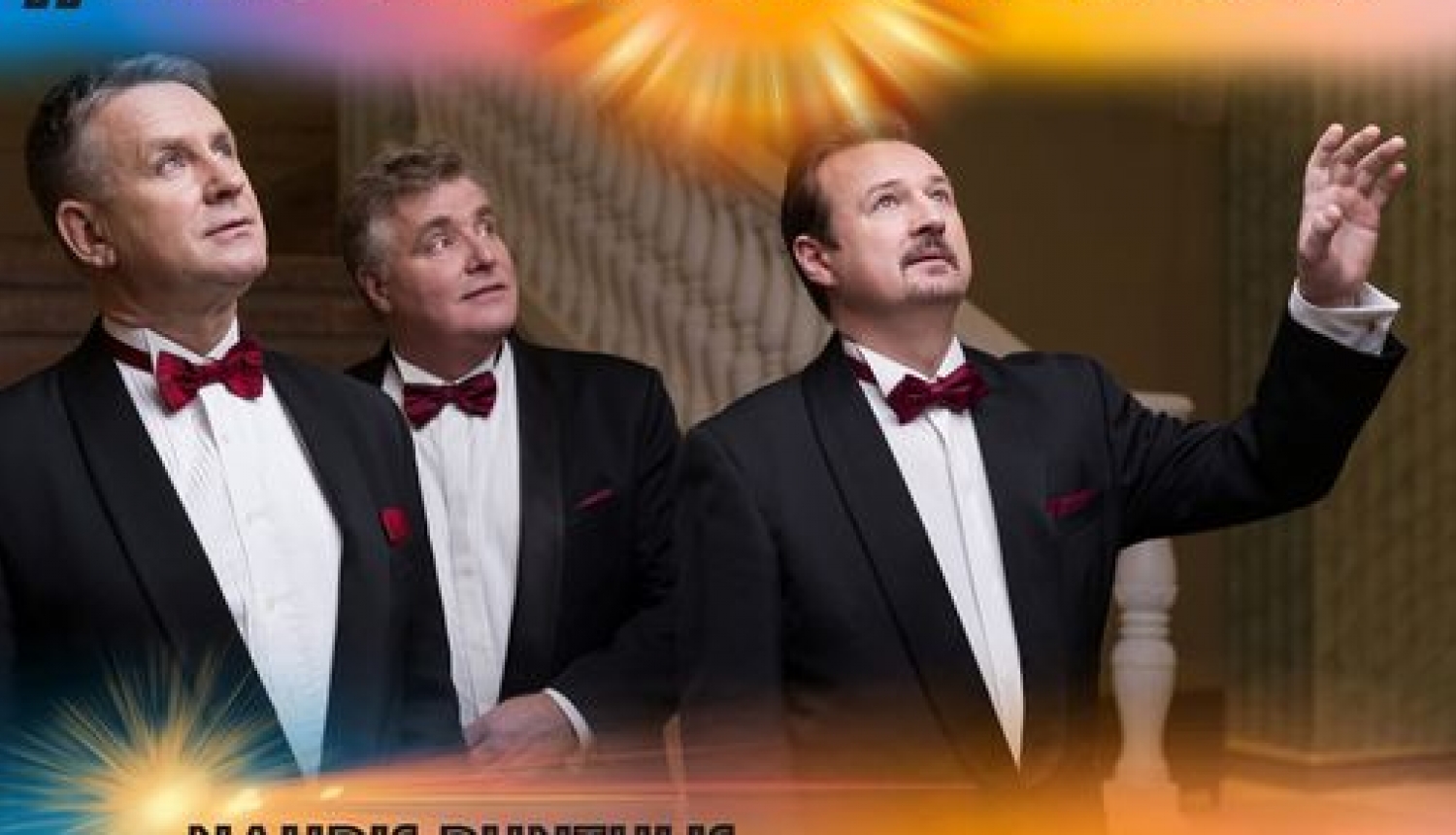 Koncerts "Trīs Latvijas tenori" Madlienā plakāts