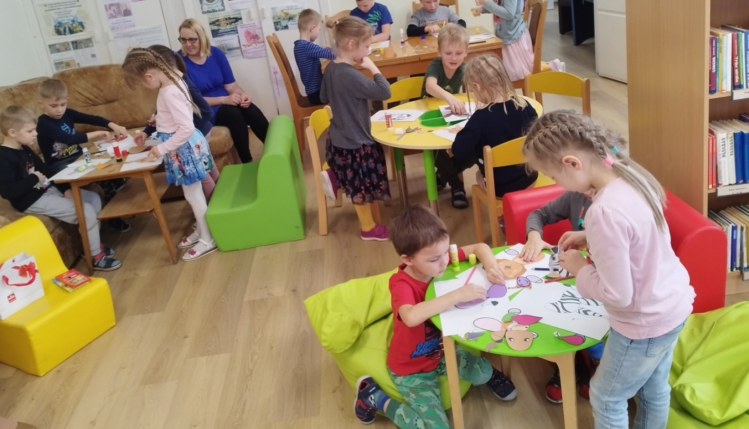 Radošās nodarbības Madlienas bibliotēkā