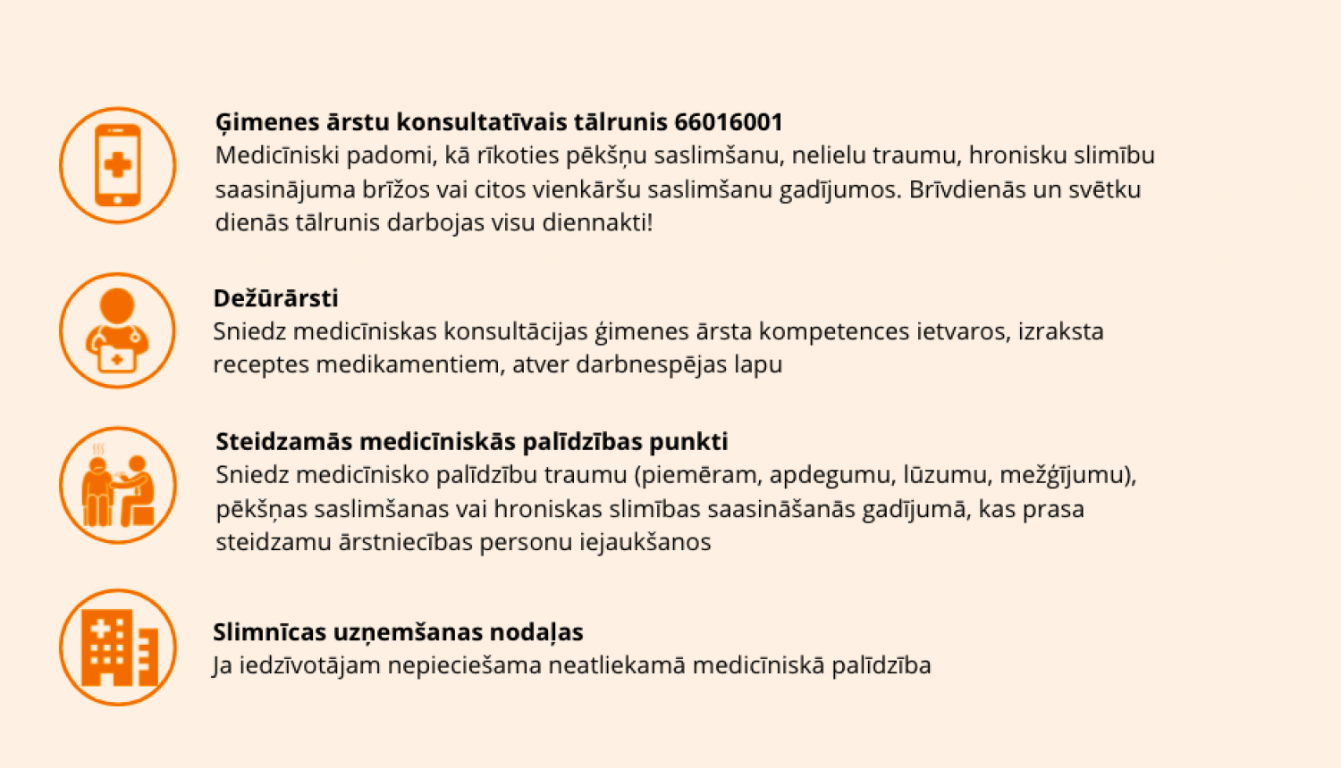 Medicīniskā palīdzība Līgo svētku brīvdienās