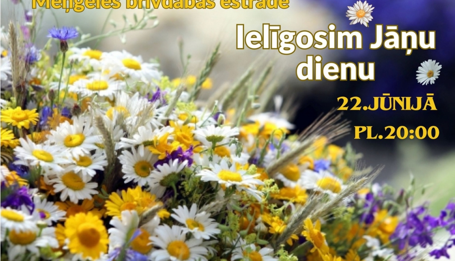 Līgo vakara ieskandināšana Meņģelē