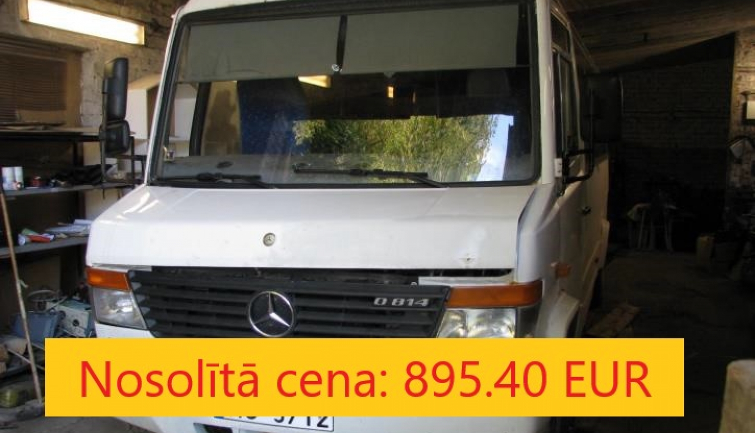 Balts MERCEDES BENZ VARIO 814 ar valsts numuru HJ-9712 izsoles rezultāti