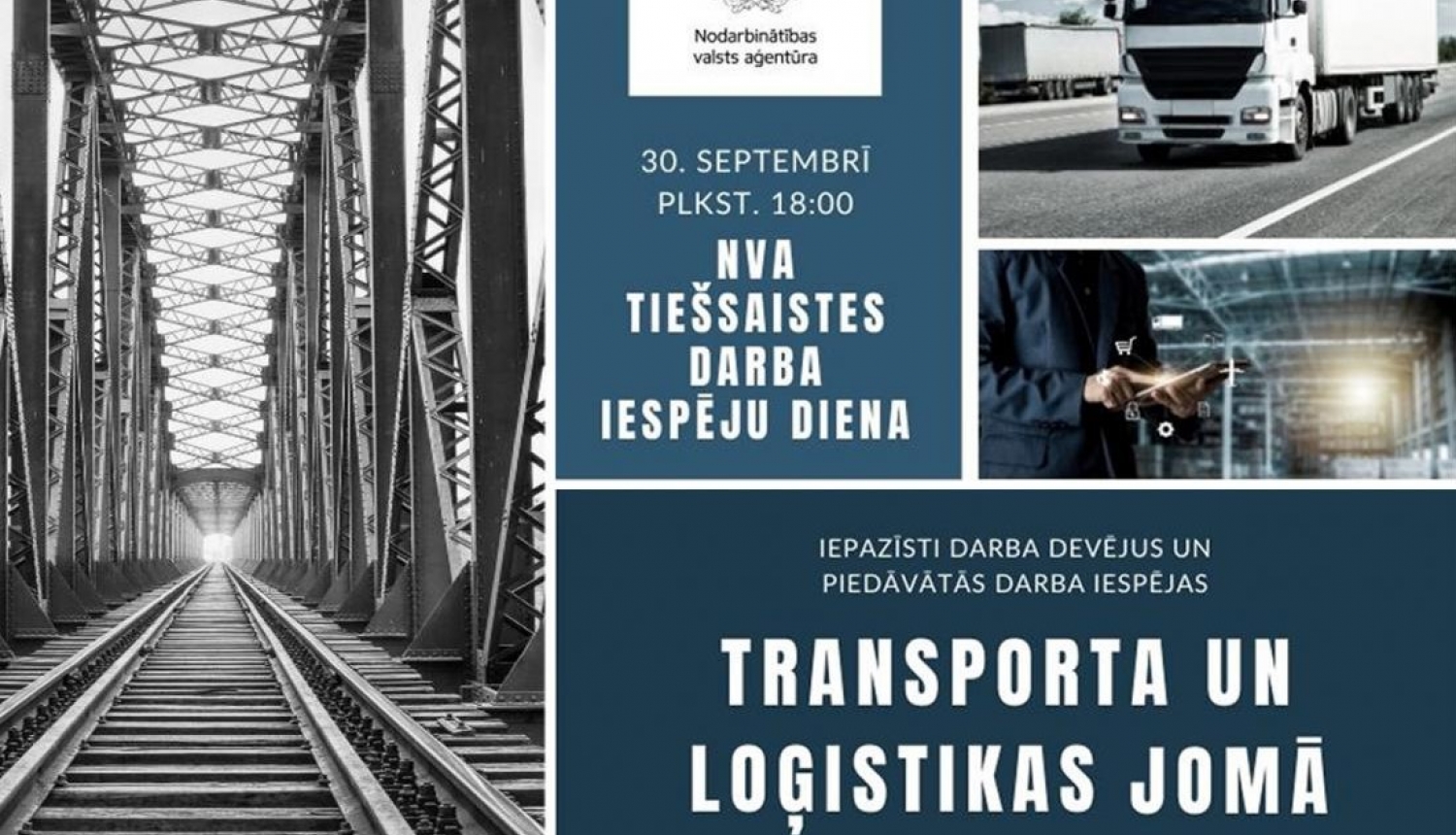 Tiešsaistes darba iespēju diena transporta un loģistikas jomas darbiniekiem