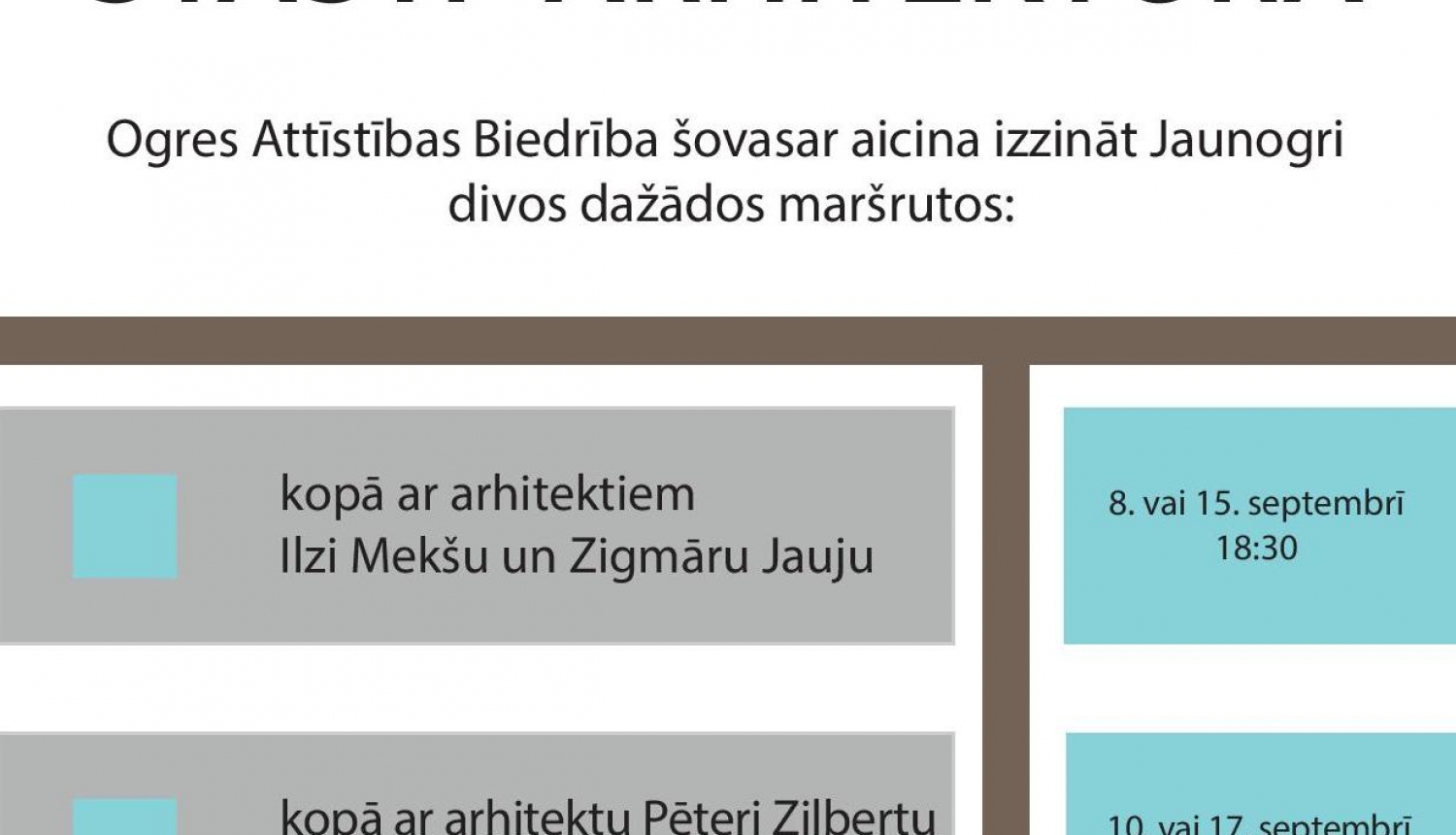 Piesakies izzinošām pastaigām pa Jaunogri