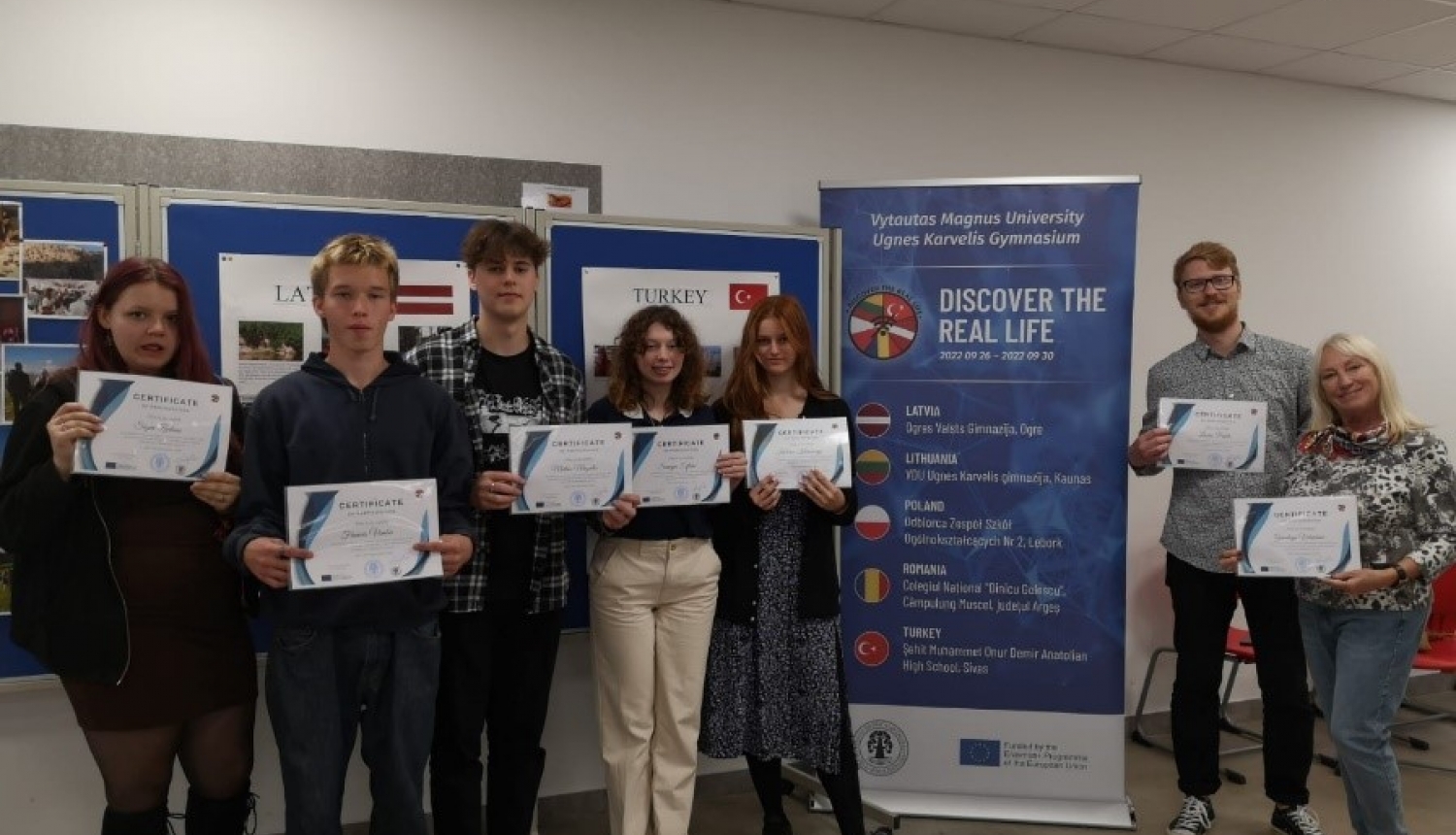 Ogres Valsts  ģimnāzijas skolēni un skolotāji turpina savu Erasmus+ projektu maratonu