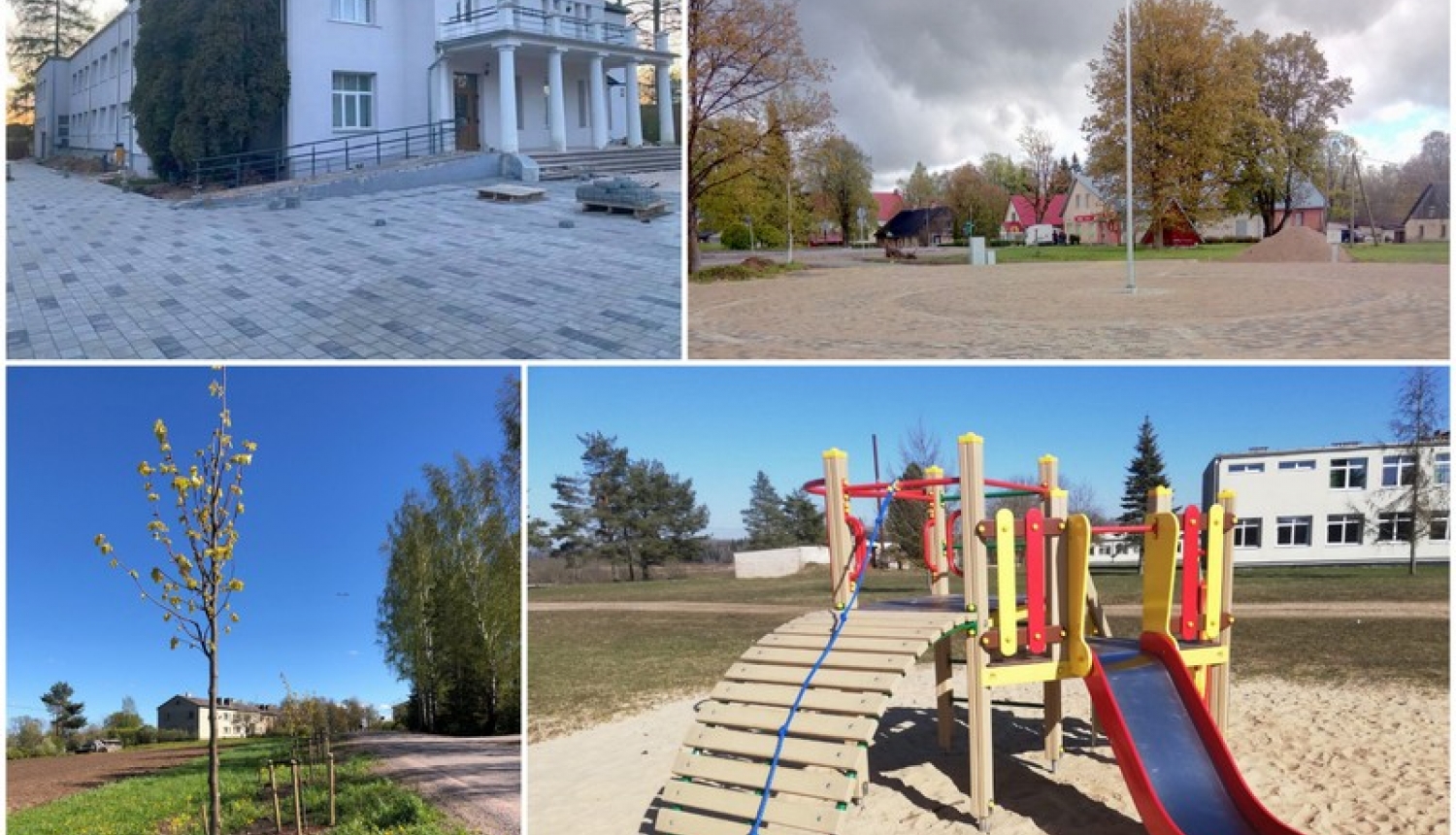 Labiekārtošanas darbi pagastos