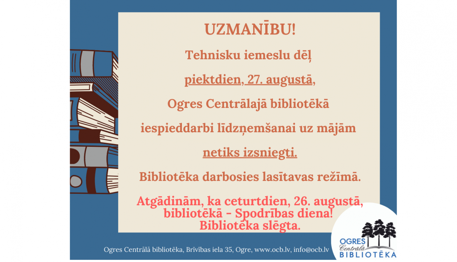 par OCB darba laiku 