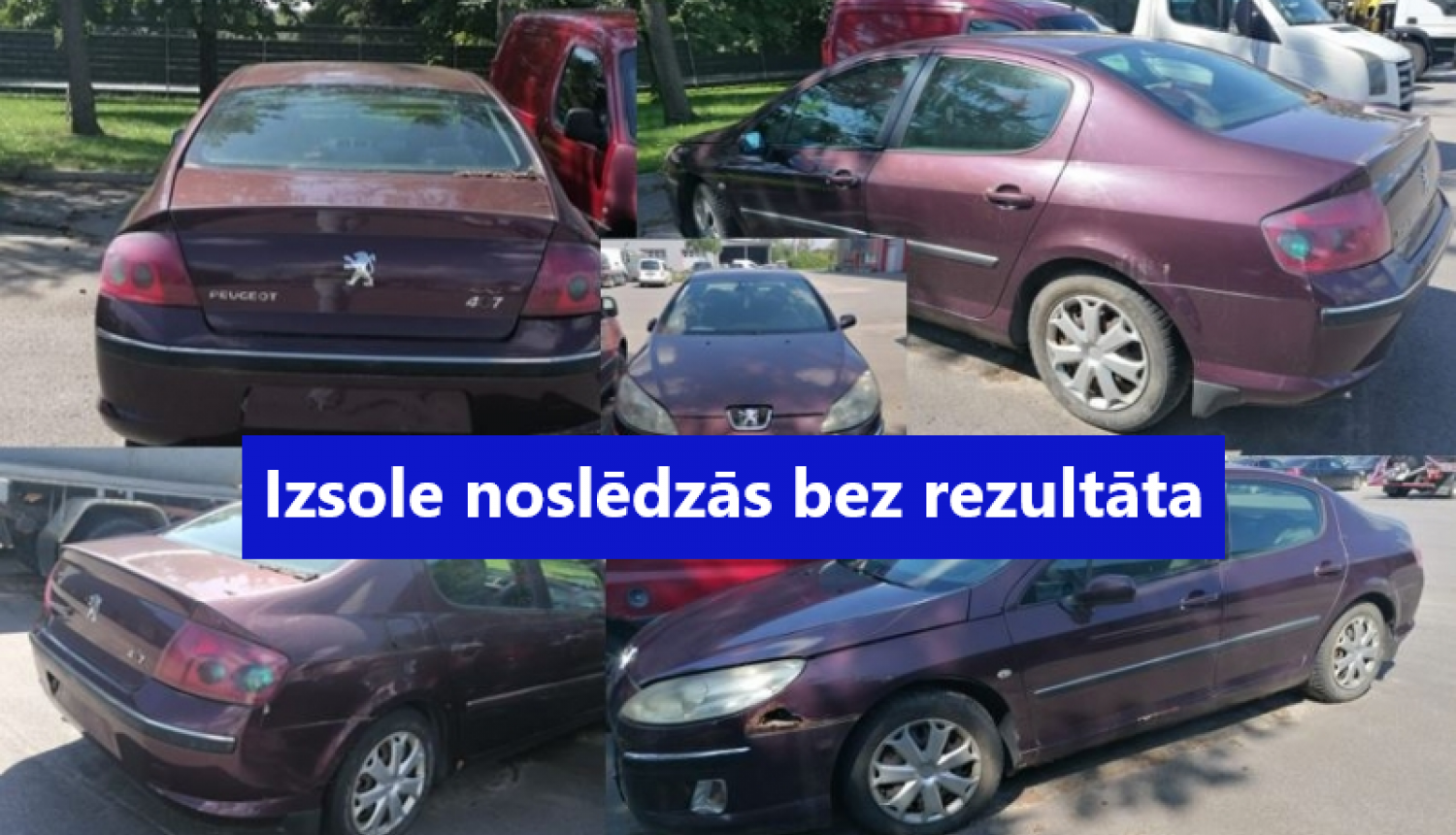 Transportlīdzekļa Peugeot 407 izsoles rezultāts
