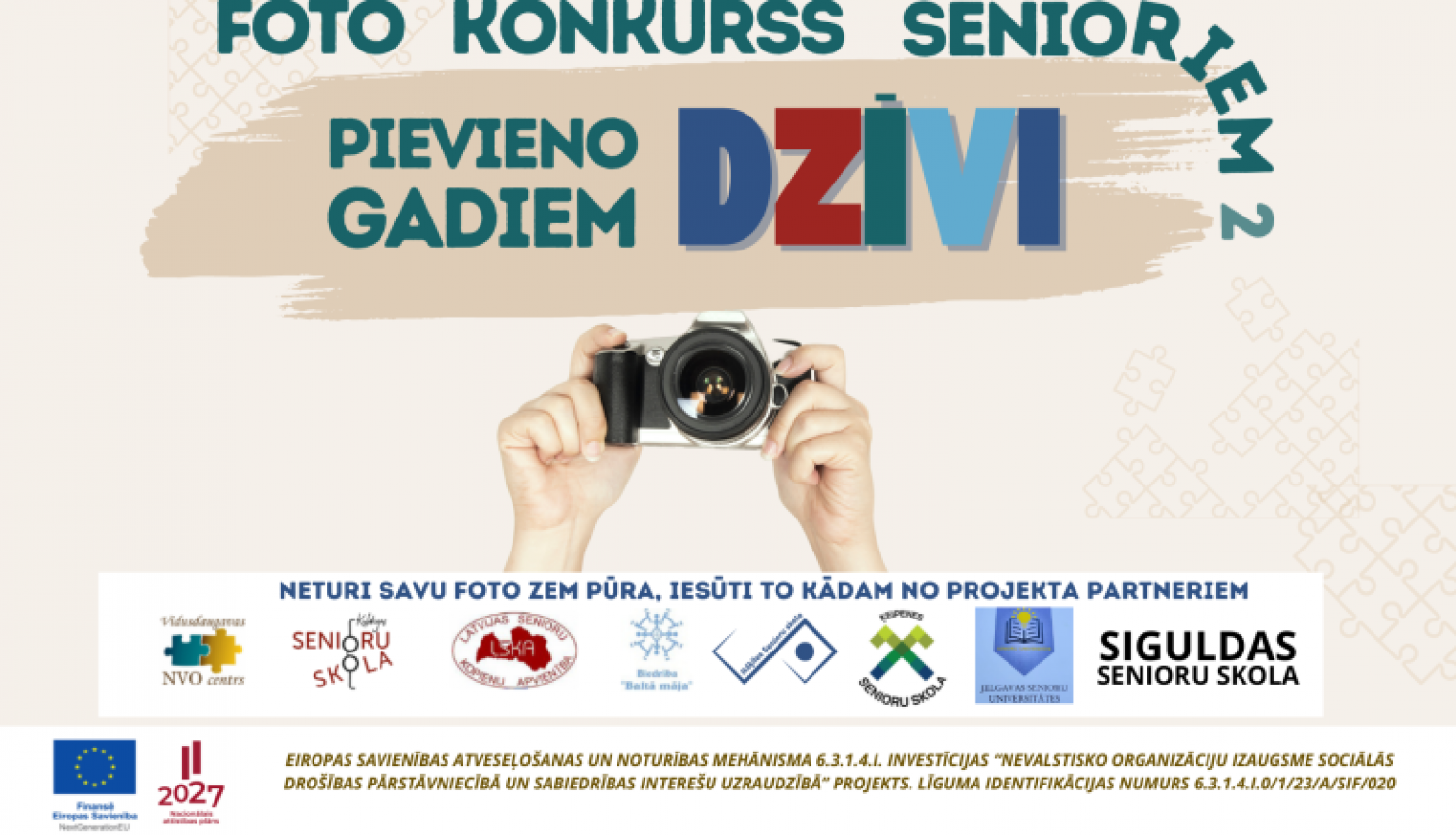 Fotokonkurss “Pievieno gadiem dzīvi” 09.2024.