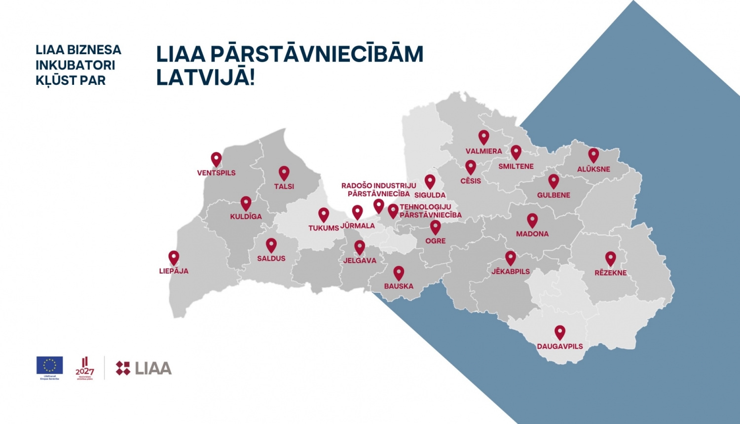 LIAA reģionālās pārstāvniecības karte 01.2024.