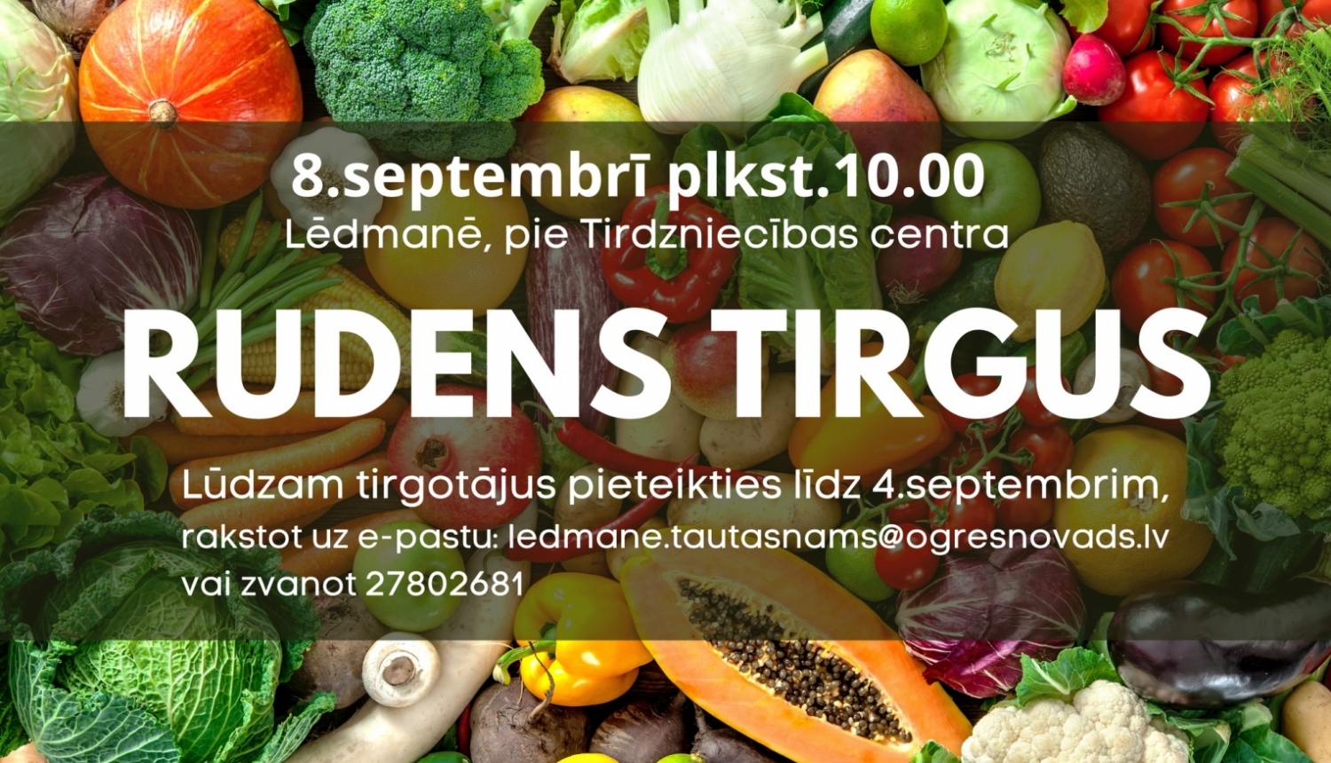 Rudens tirgus Lēdmanē 08.09.2024.