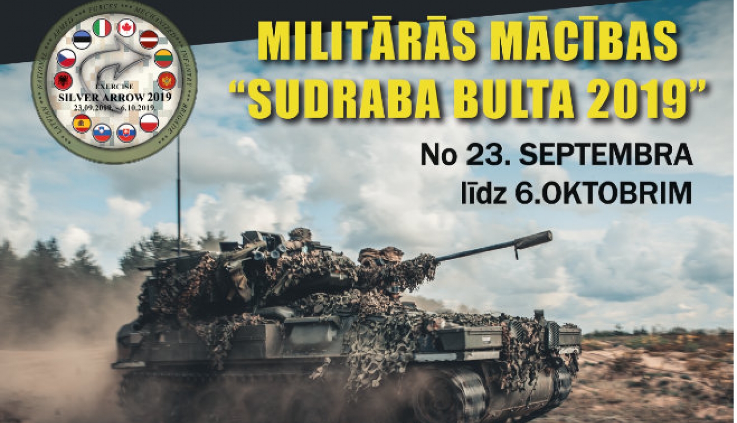 Norisināsies militārās mācības “Sudraba bulta 2019”