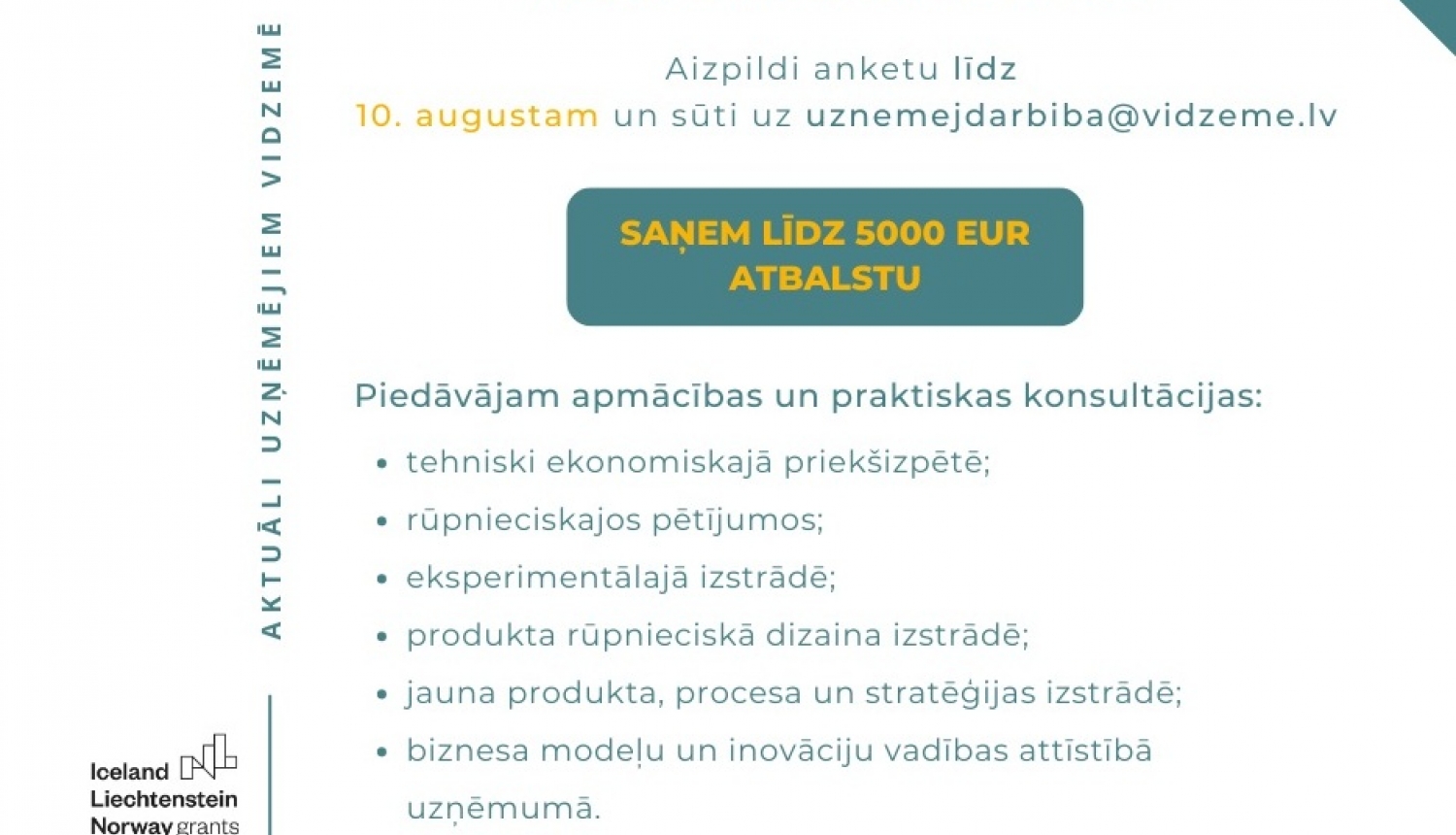 Vidzemes biznesa ideju 2.kārta