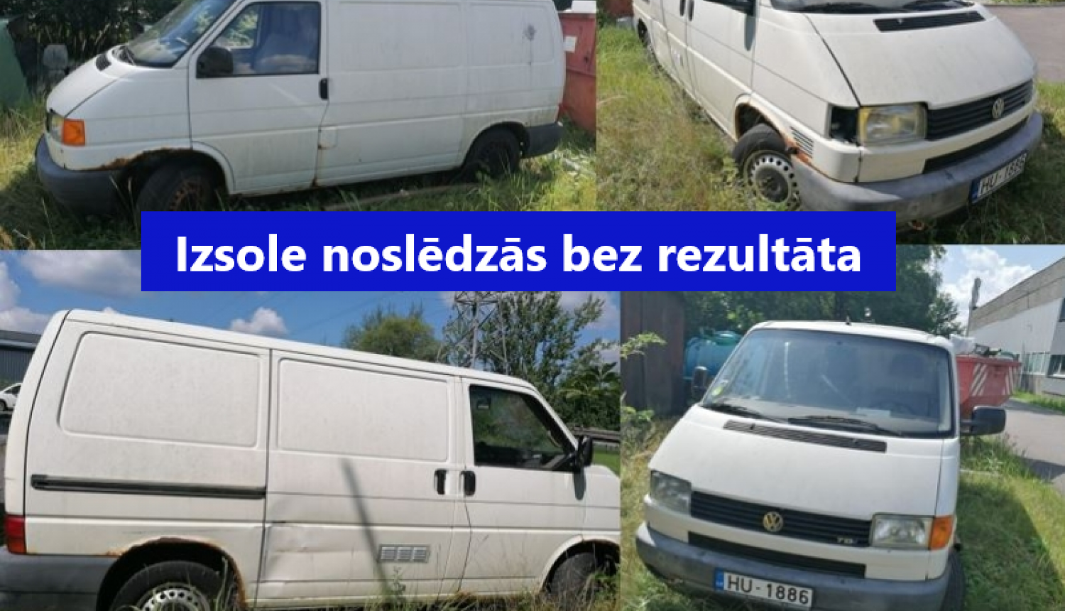 Kustamās mantas VW Transporter izsoles rezultāti