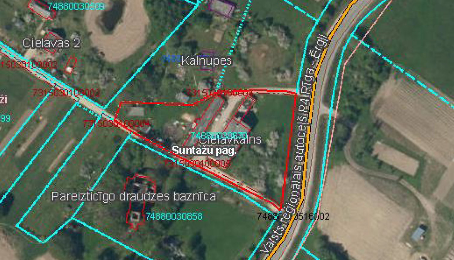 Nekustamā īpašuma “Cielavkalns” - 2, Suntaži,  Suntažu pagasts, Ogres novads atsavināšanas izsole