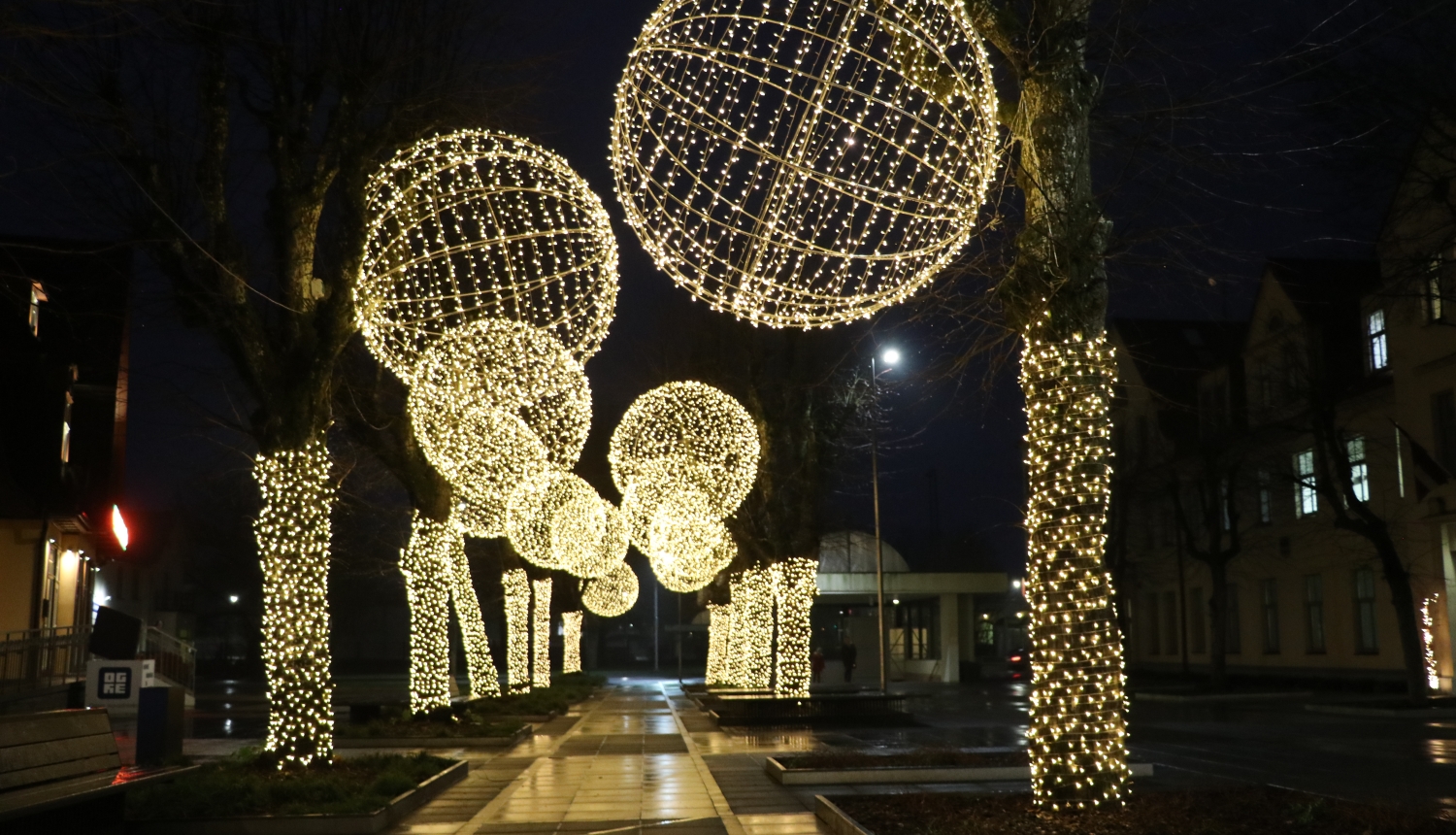 Pieejama karte pilsētas rotājumu apskatei