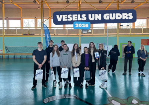 Ogres novada jaunieši 2026. gada 2. aprīlī piedalās Oveselība organizētajā Pasaules veselības dienai veltītā veselības izglītības pasākumā “Vesels un gudrs 2026”